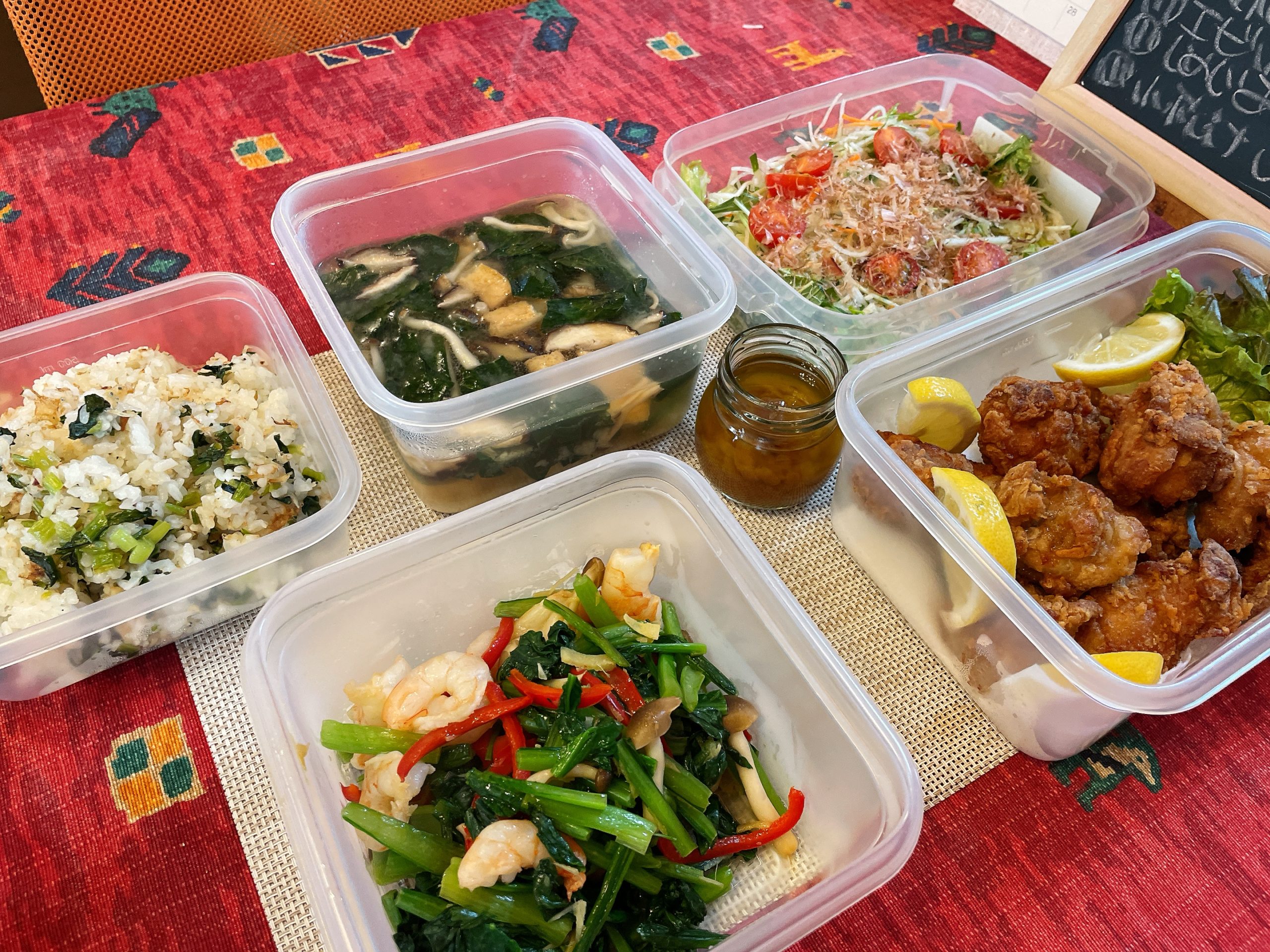 料理教室マンツーマン鶏の唐揚げセット