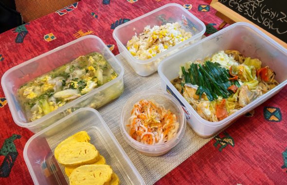 料理教室マンツーマン鮭のちゃんちゃん焼きセット