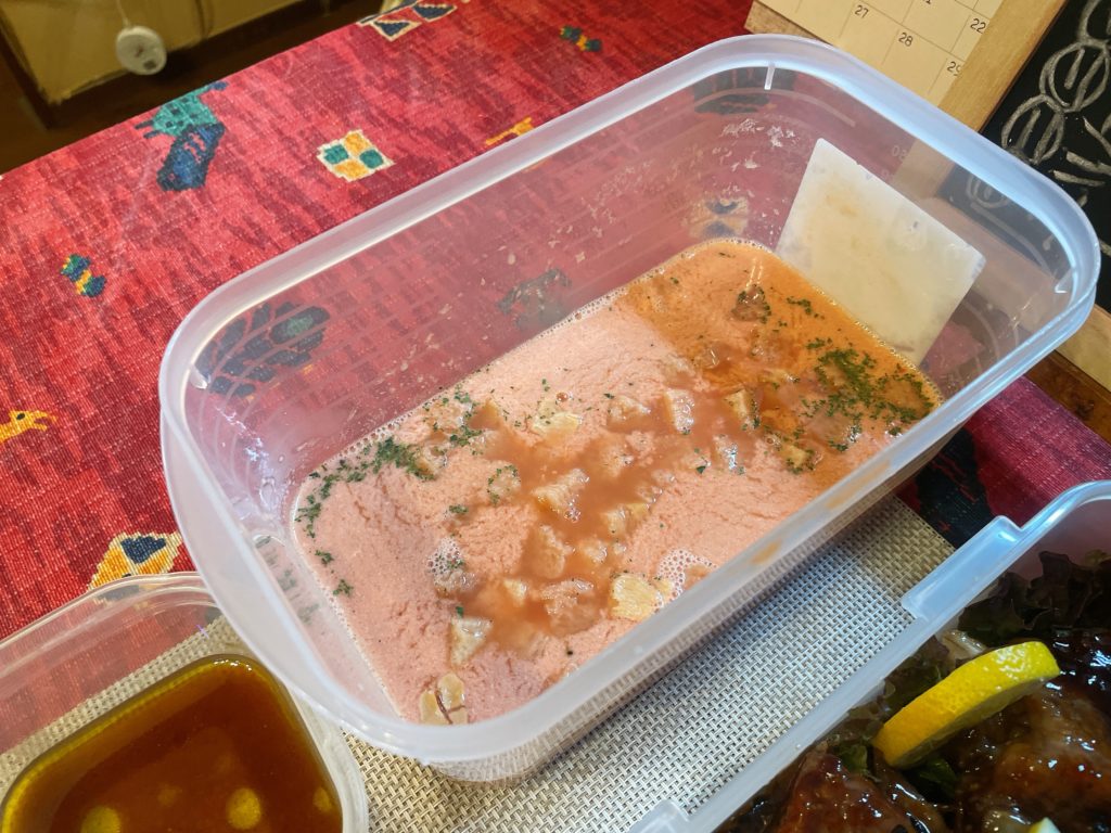 料理教室マンツーマントマトクリームスープ