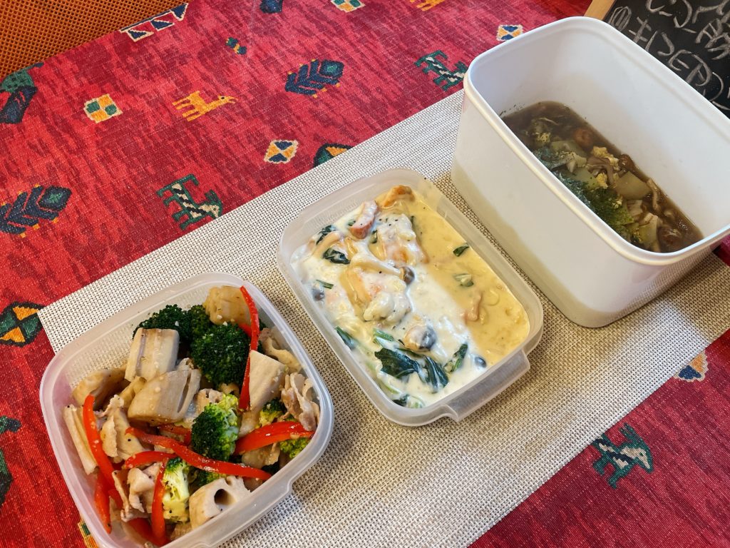 料理教室マンツーマン鮭クリームパスタセット