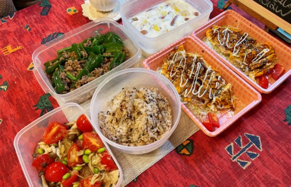 料理教室マンツーマンとん平焼きセット