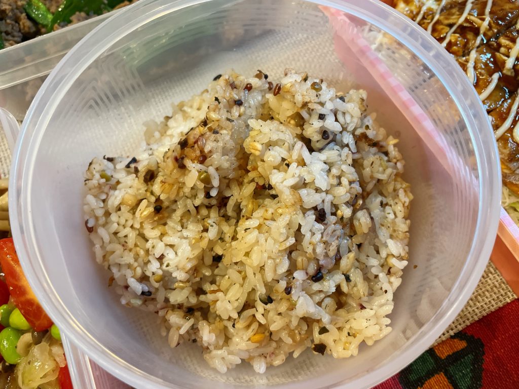 料理教室マンツーマン雑穀米ごはん