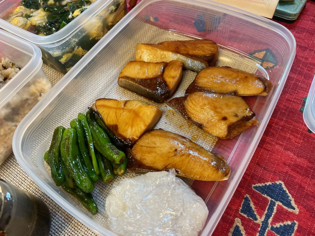 料理教室マンツーマンぶりの照り焼き