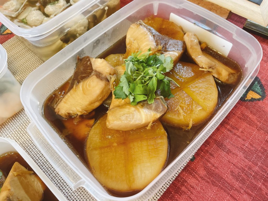 料理教室マンツーマンぶり大根