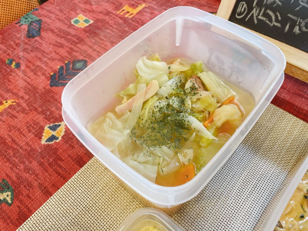 料理教室マンツーマンベーコンポトフ