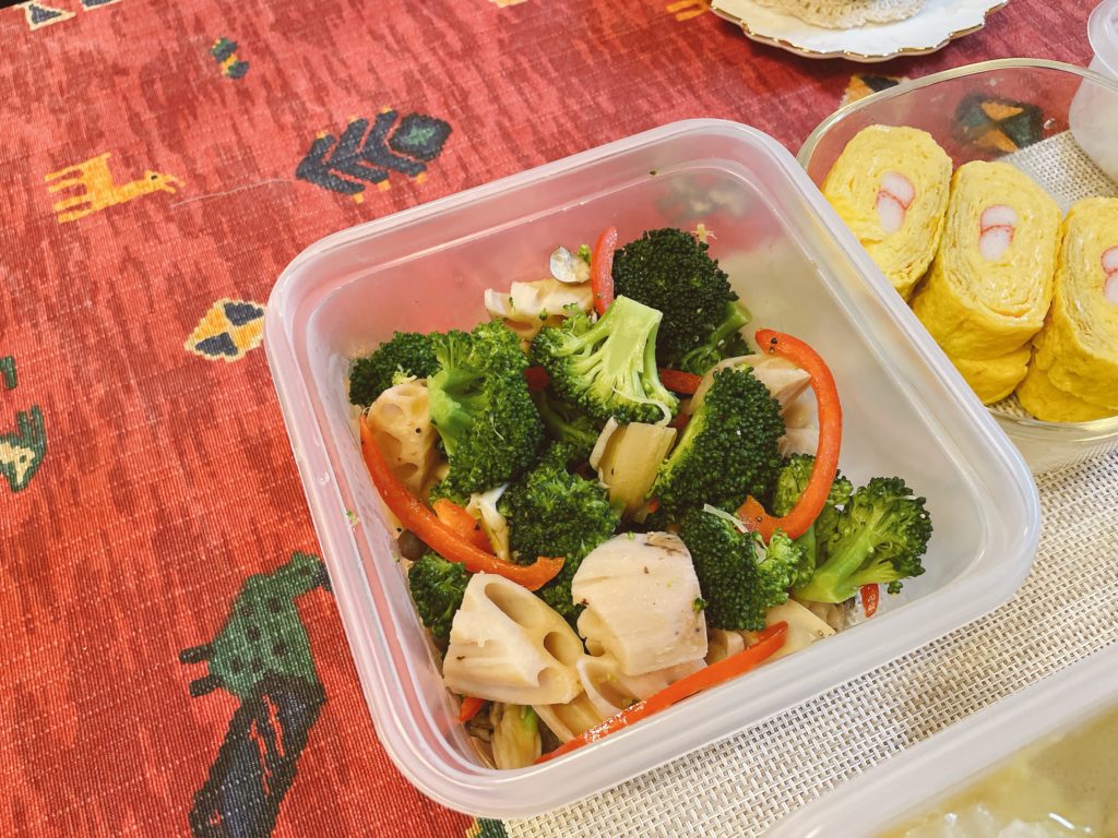 料理教室マンツーマン蓮根生姜炒め