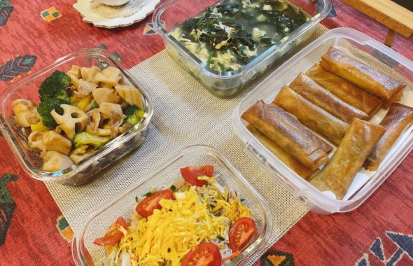 料理教室マンツーマン五目春巻きセット