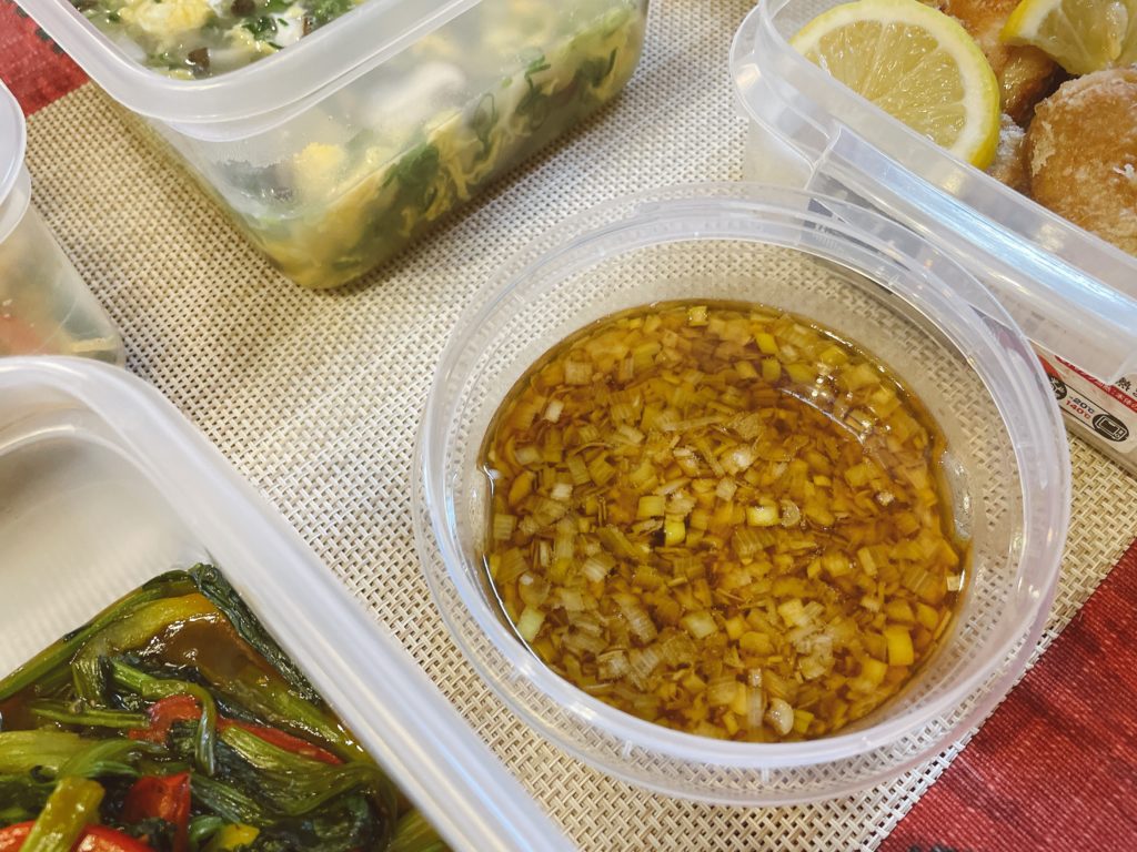 料理教室マンツーマン油淋鶏のタレ