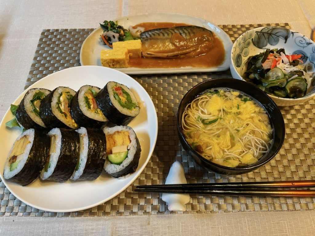 料理教室マンツーマン巻き寿司セット