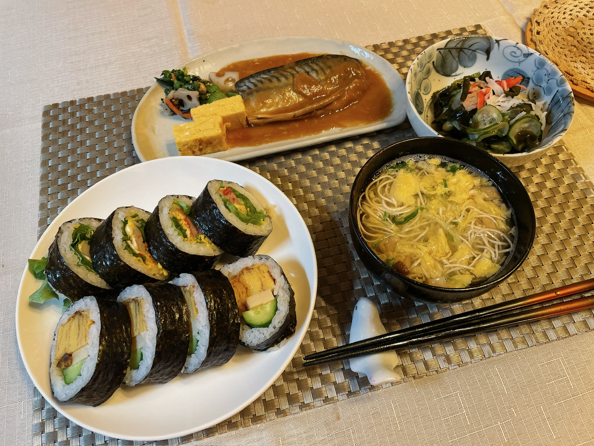 料理教室マンツーマン節分巻き寿司セット