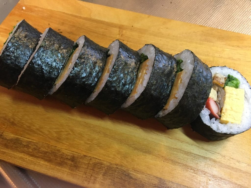 料理教室マンツーマン巻き寿司③