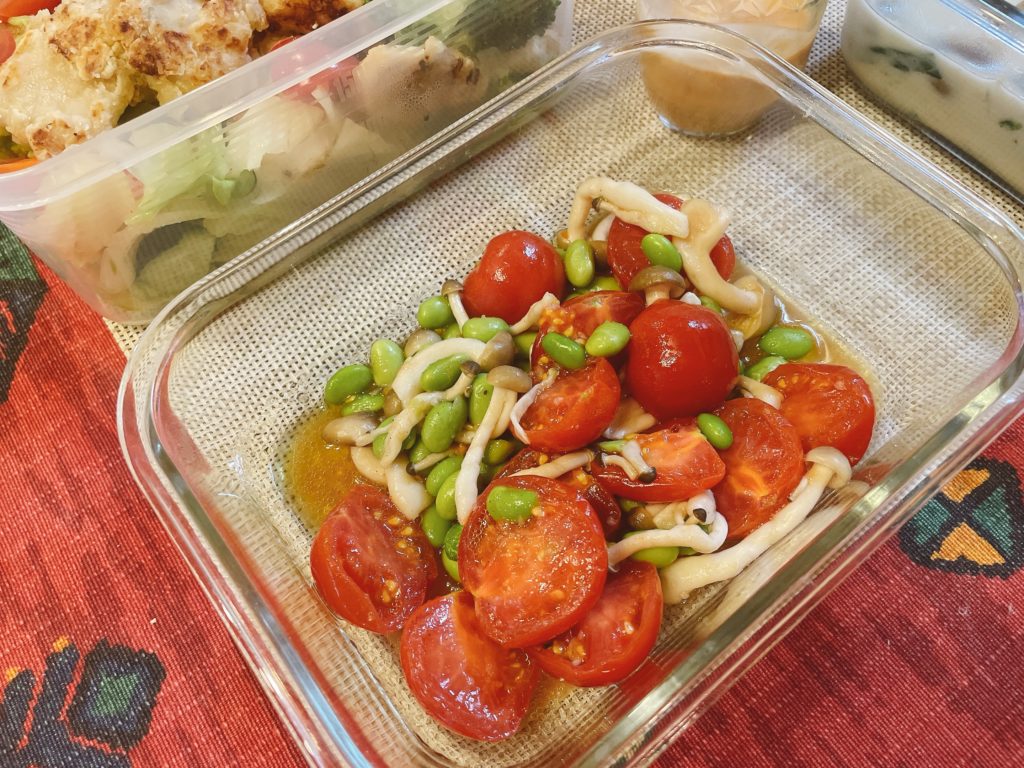 料理教室マンツーマントマトマリネ