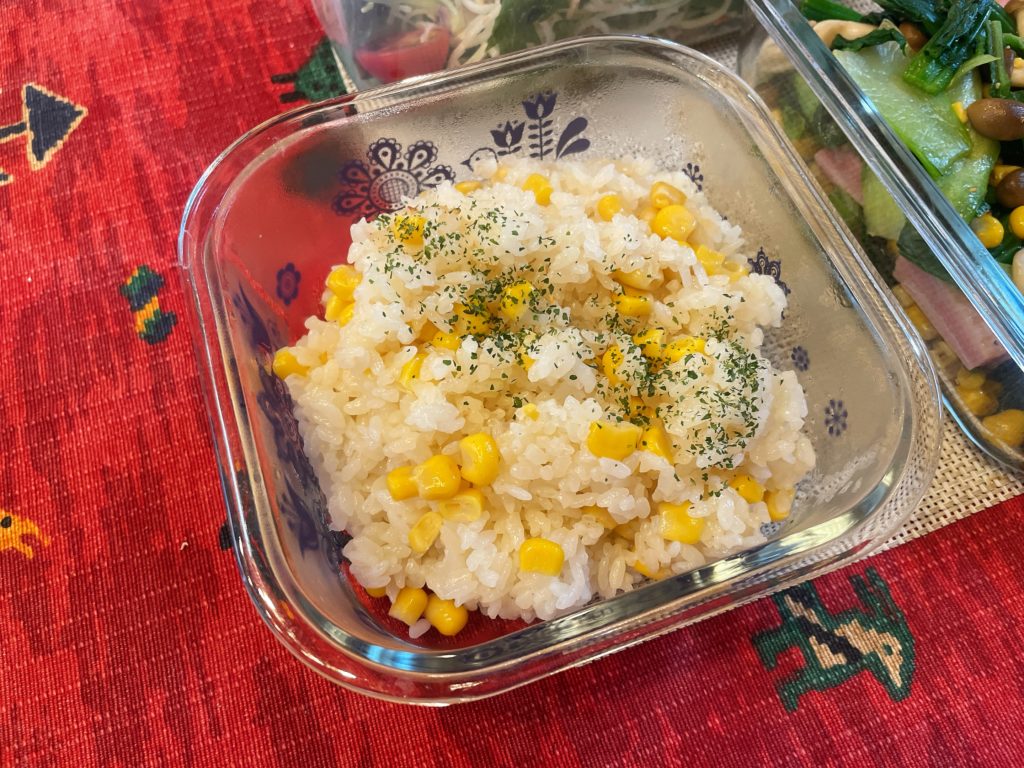 料理教室マンツーマンコーンバターライス