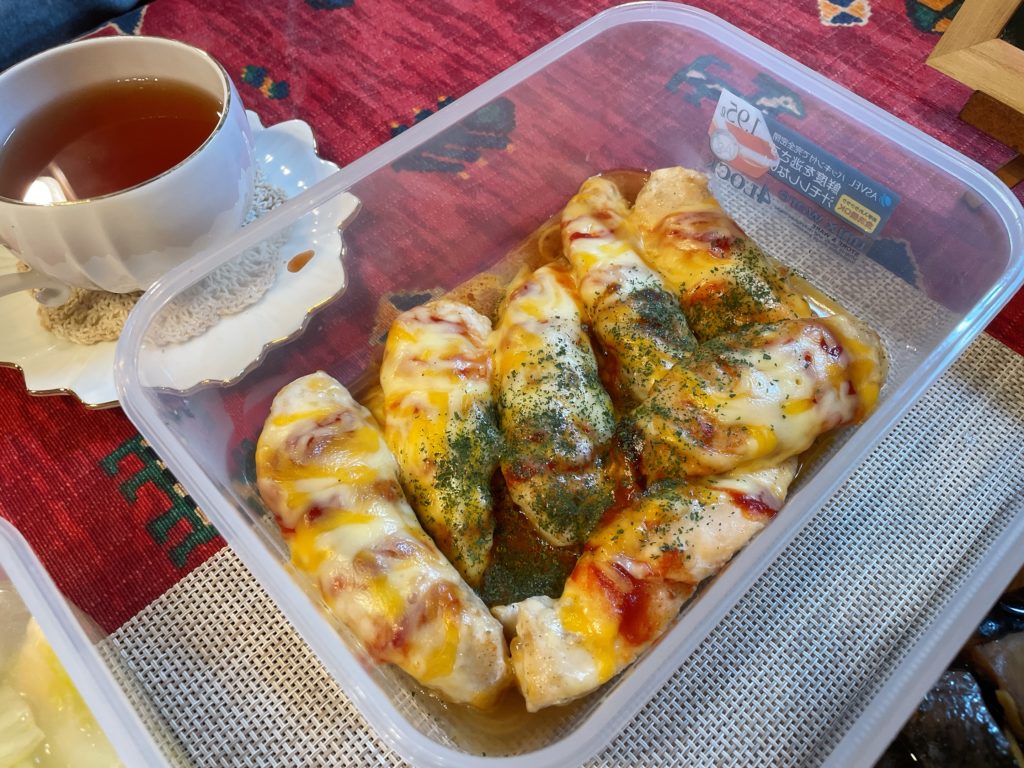 料理教室マンツーマンささみチーズ