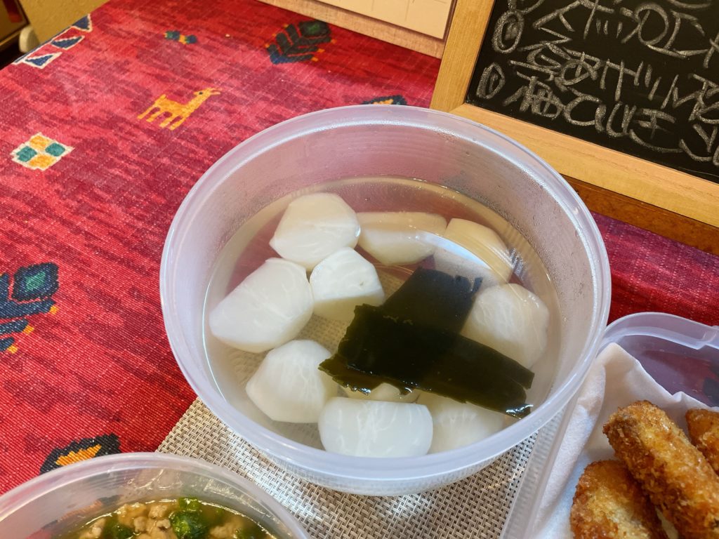 料理教室マンツーマン蕪煮