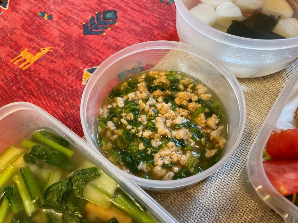 料理教室マンツーマン鶏そぼろあん