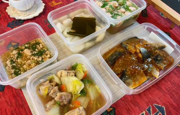 料理教室マンツーマンサバの味噌煮セット