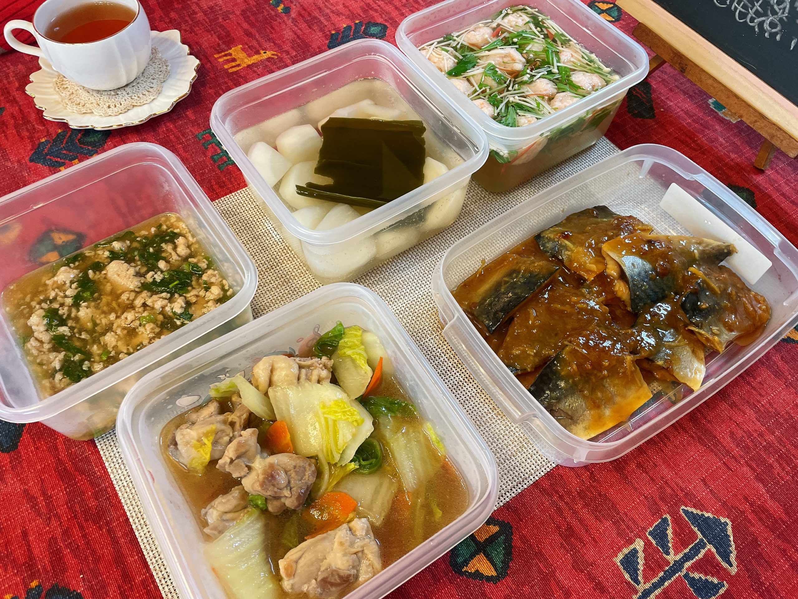 料理教室マンツーマンサバの味噌煮セット