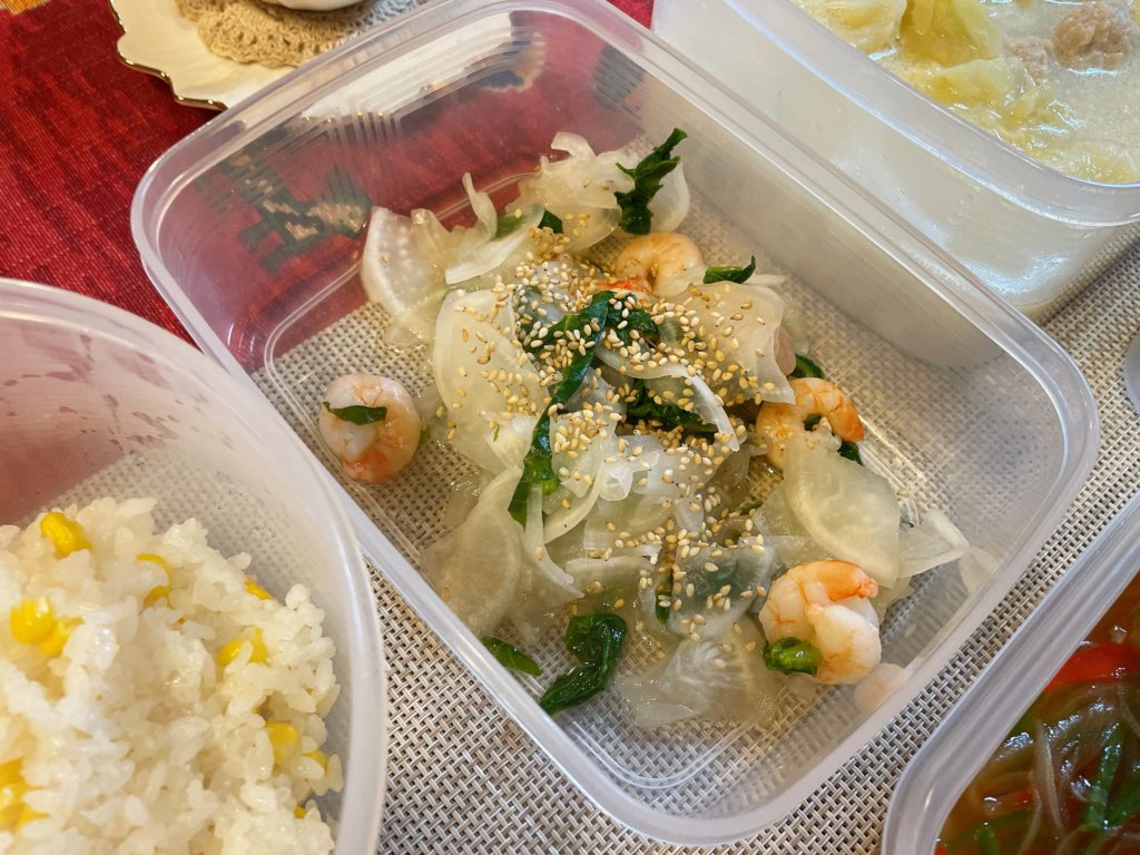 料理教室マンツーマン蕪酢の物