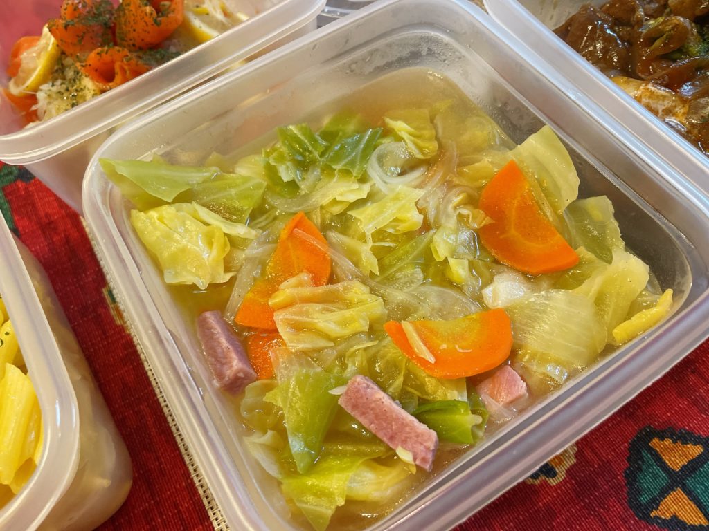 料理教室マンツーマン野菜コンソメ