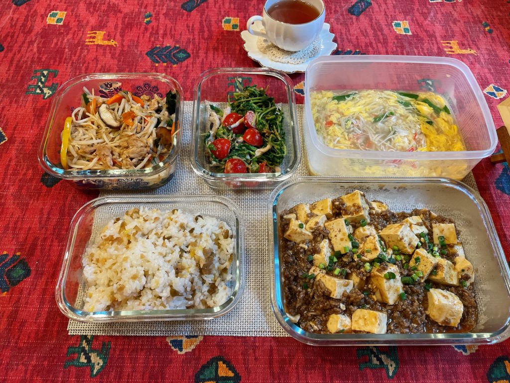 料理教室マンツーマン麻婆豆腐セット