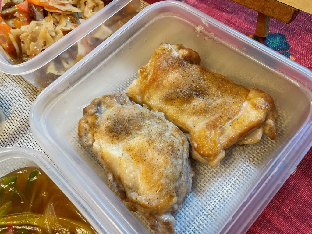 料理教室マンツーマンチキンふっくらソテー