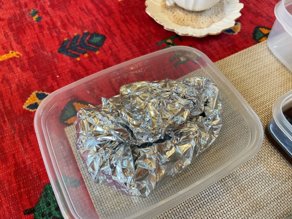 料理教室マンツーマンアヒージョ風蒸し前