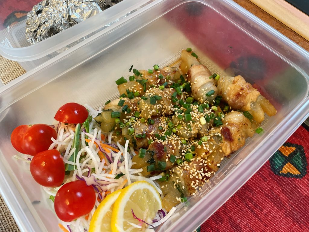 料理教室マンツーマン大根豚巻き巻き