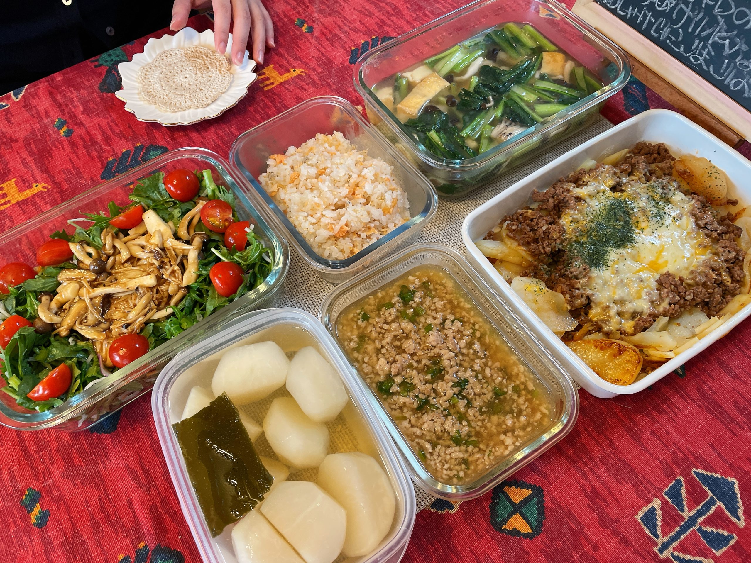 料理教室マンツーマンじゃがミート焼きセット