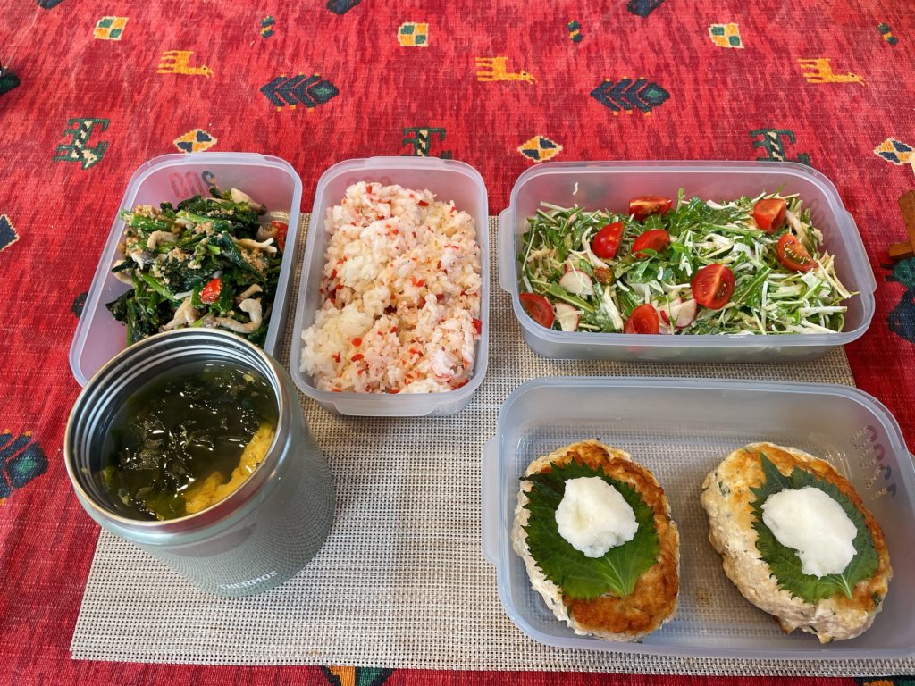 料理教室マンツーマン豆腐ハンバーグセット