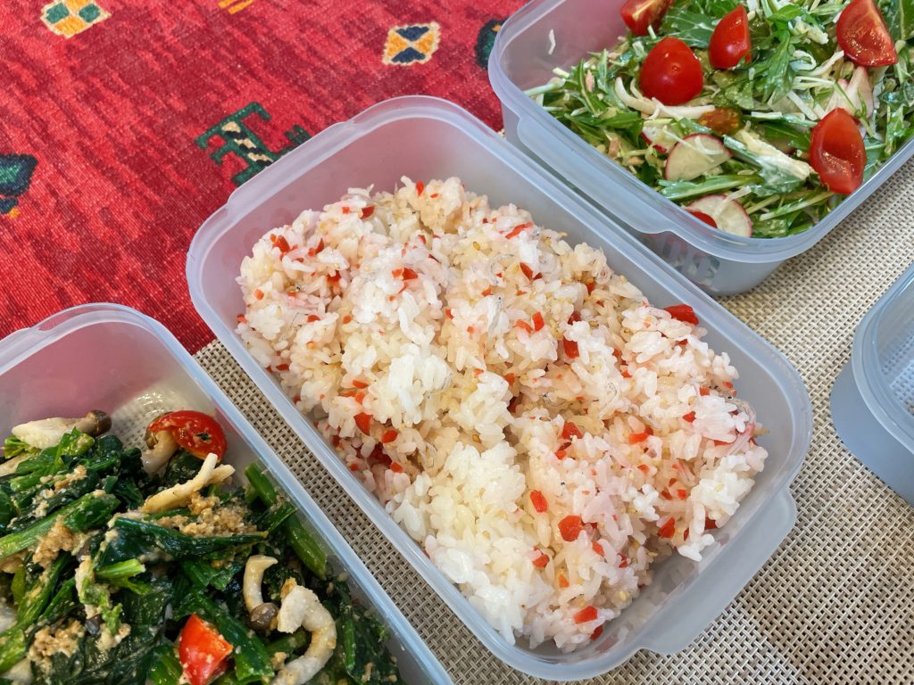 料理教室マンツーマン梅じゃこごはん