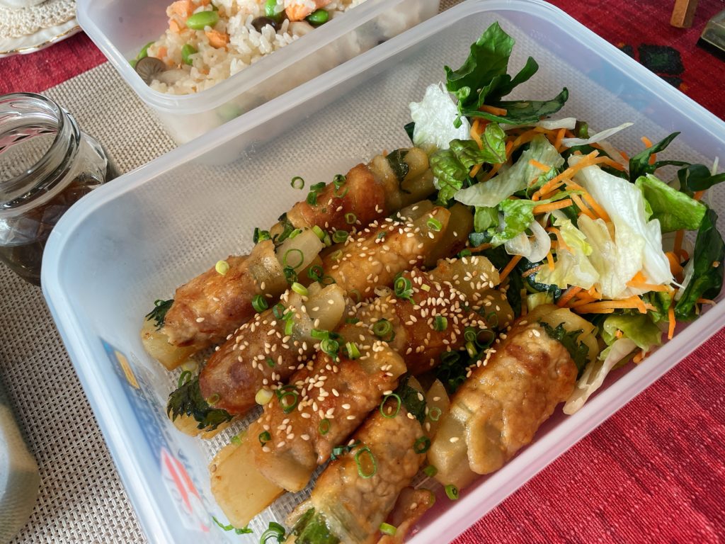 料理教室マンツーマン豚大根巻き巻き