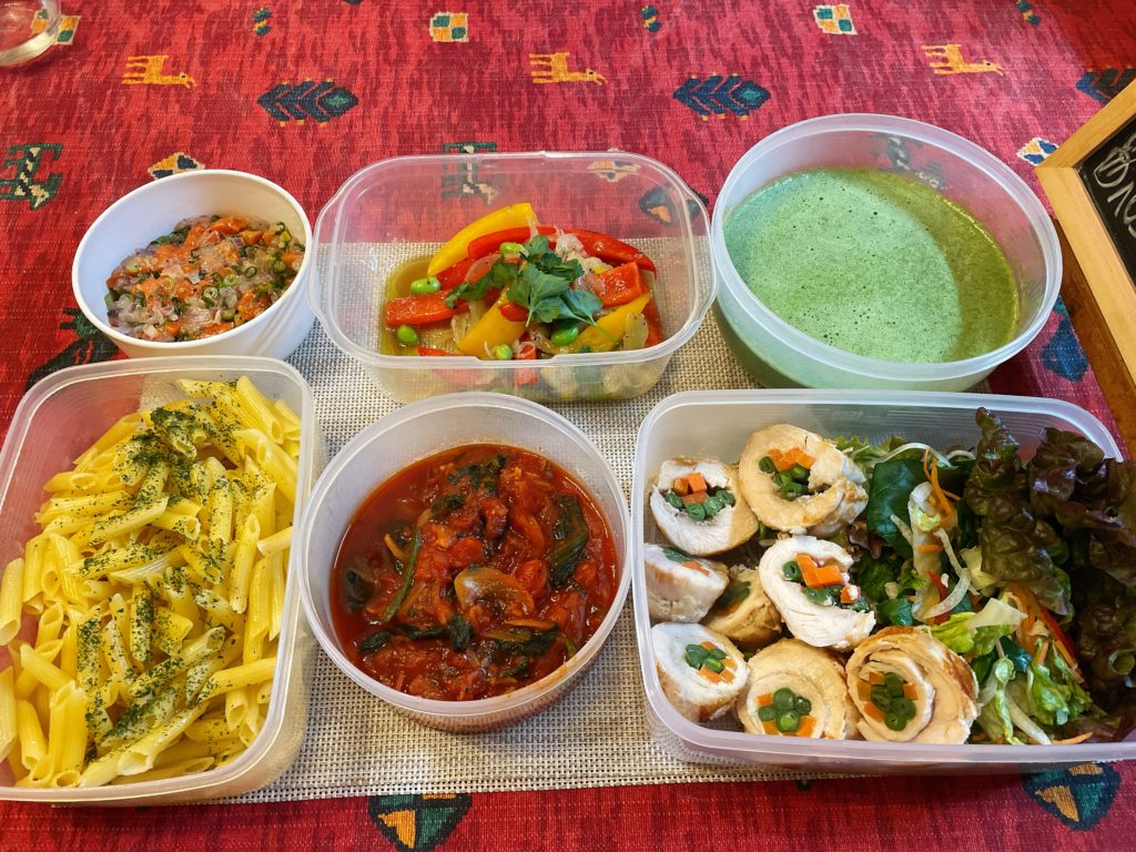 料理教室マンツーマンチキン野菜ロールセット