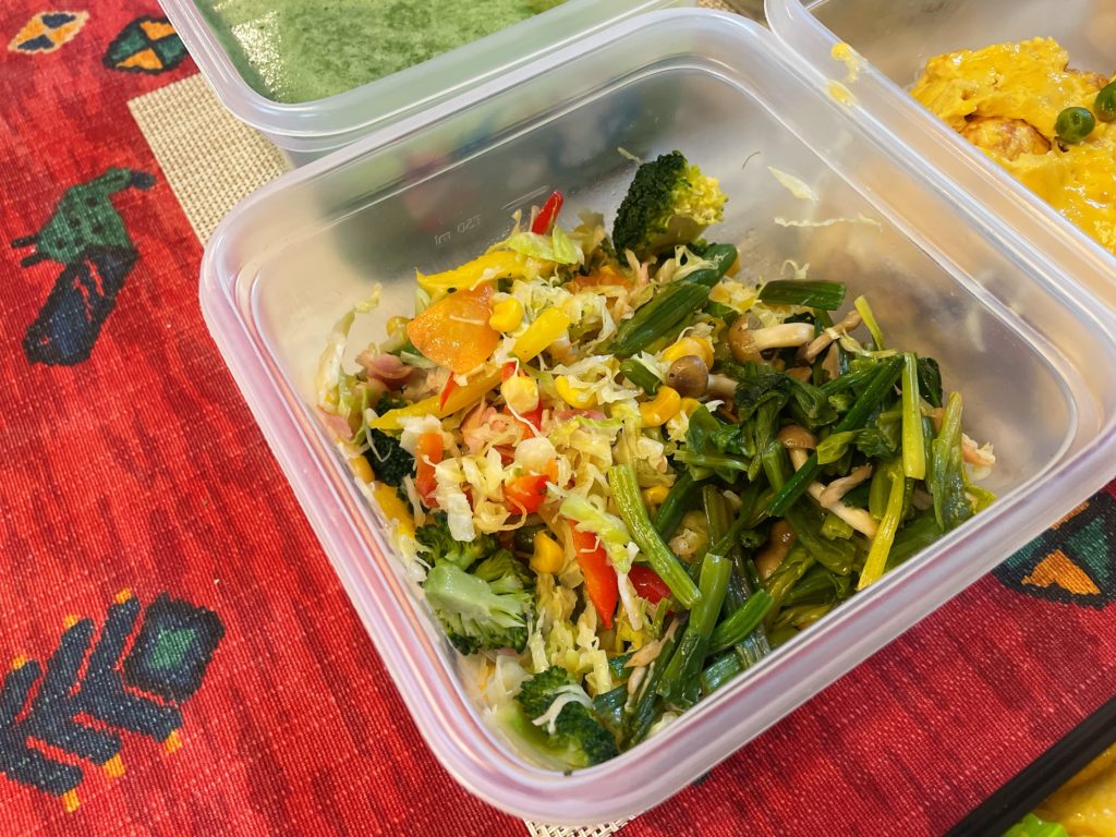 料理教室マンツーマンキャベセンソテー