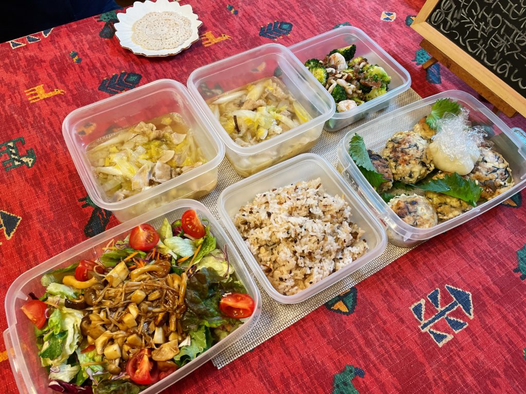 料理教室マンツーマン厚揚げひじきつくねセット