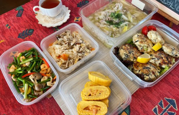 料理教室マンツーマン厚揚げひじきつくねセット