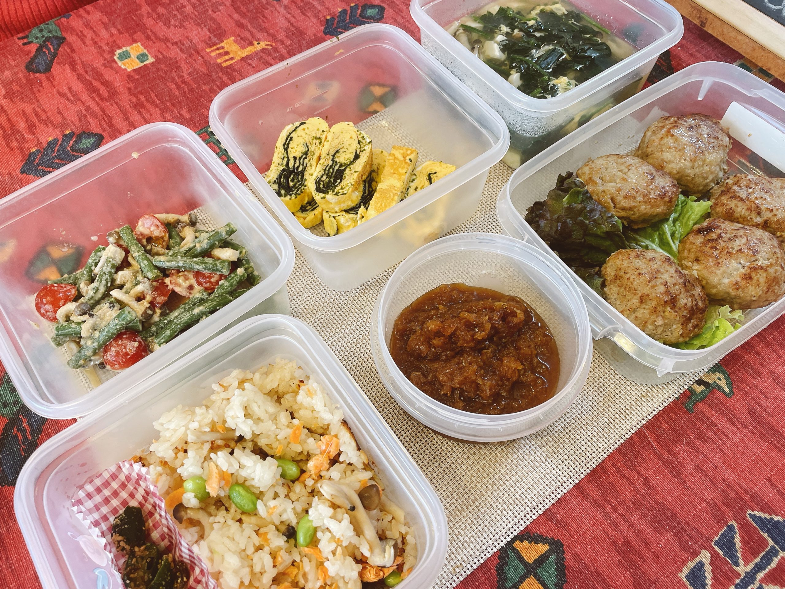 料理教室マンツーマン和風ハンバーグッセット