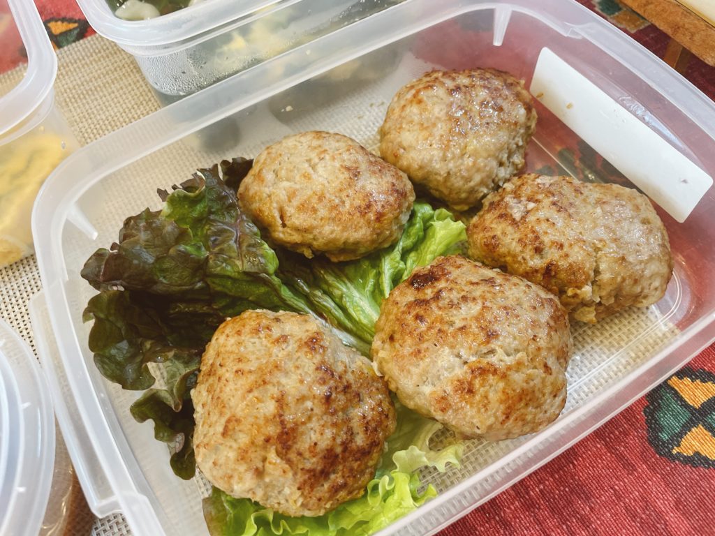 料理教室マンツーマン和風ハンバーグ