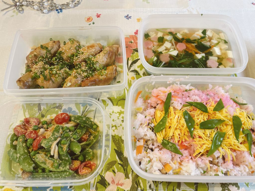 料理教室マンツーマンちらし寿司セット