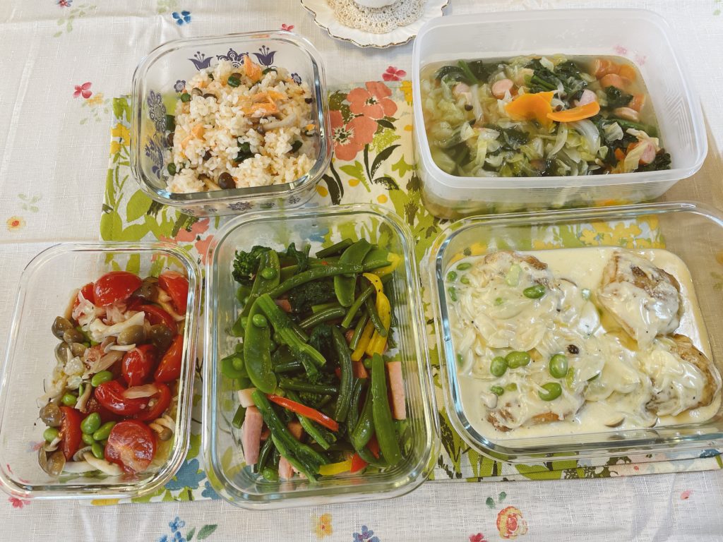 料理教室マンツーマンチキンクリーム煮セット