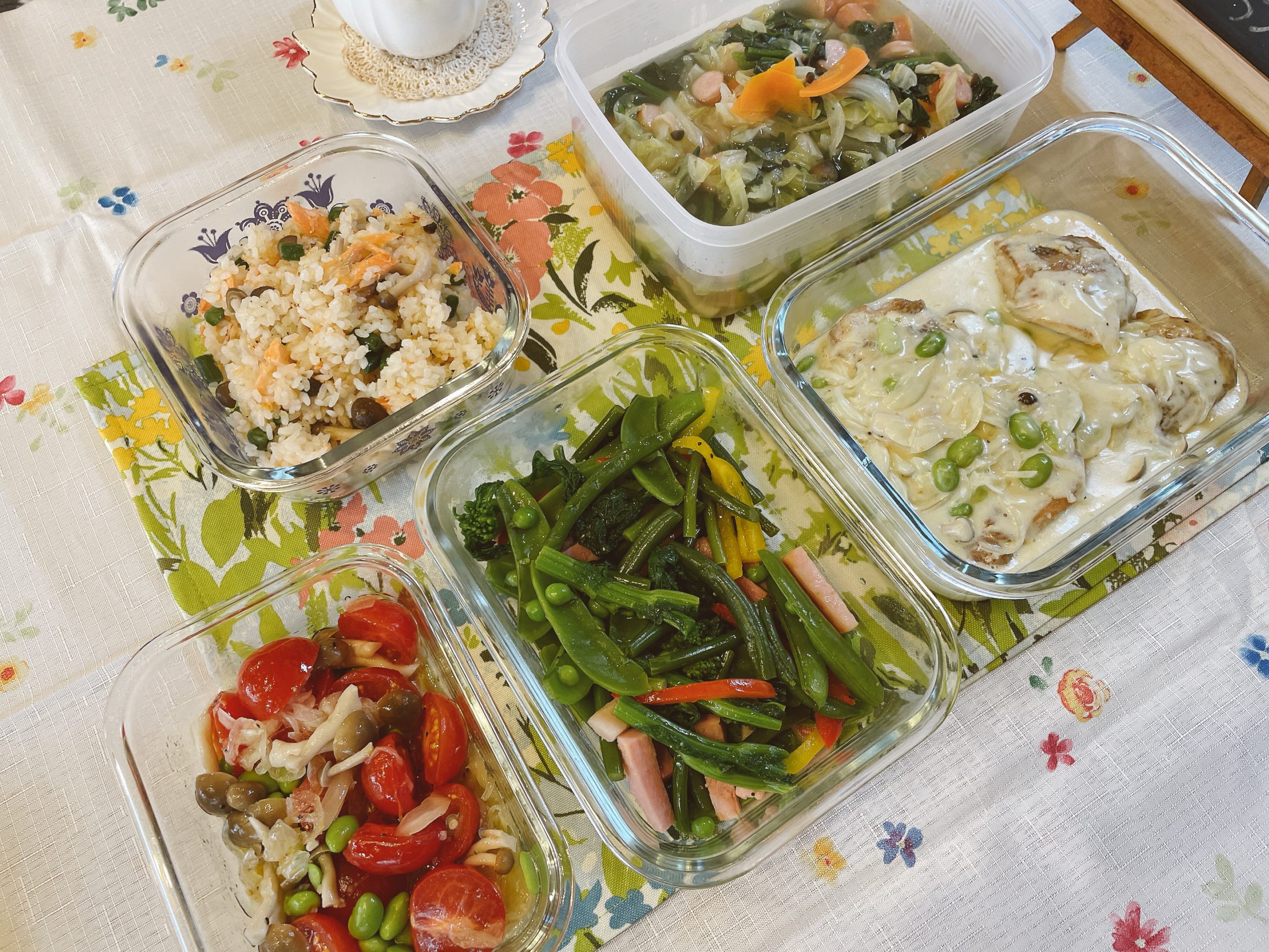 料理教室マンツーマンチキンクリーム煮セット