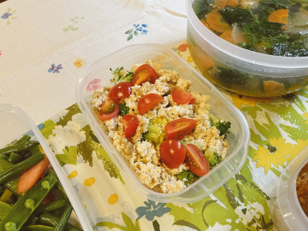 料理教室マンツーマン厚揚げ白和え