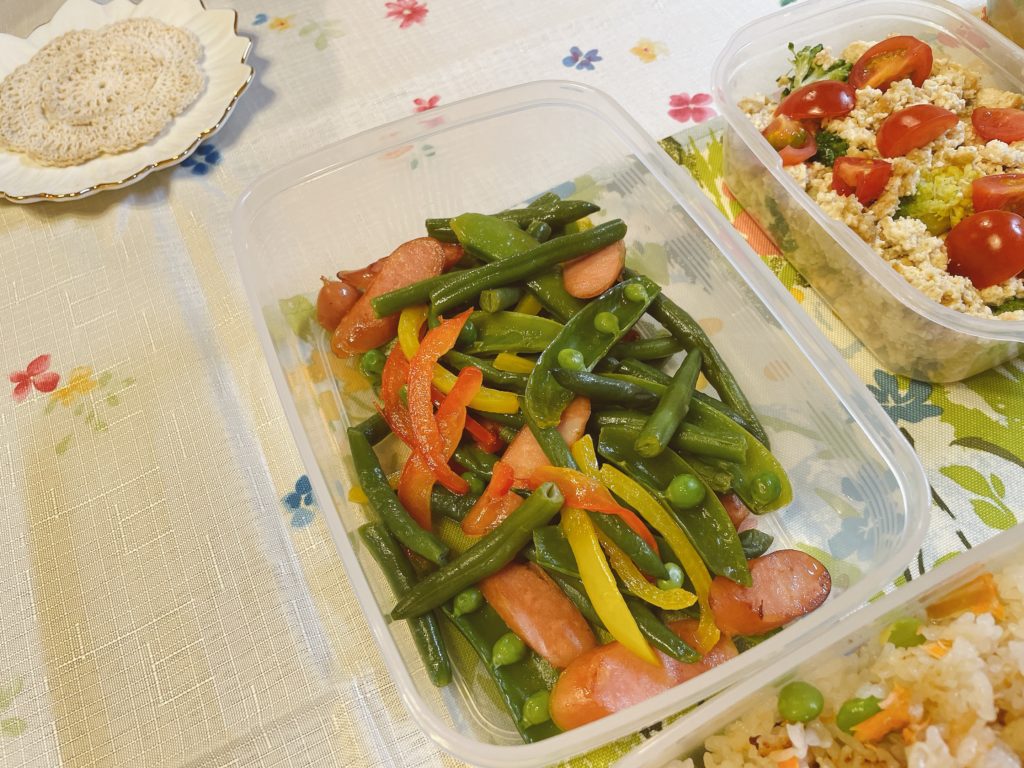 料理教室マンツーマンインゲンソテー