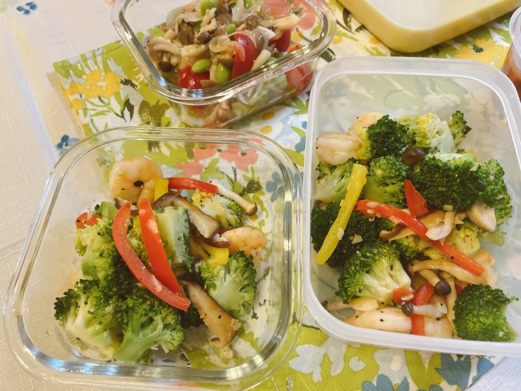 料理教室マンツーマンブロッコリーアンチョビソテー