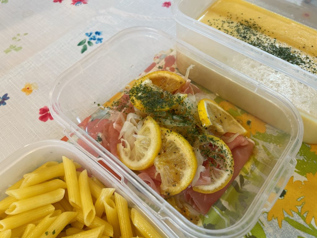 料理教室マンツーマン生ハムマリネ