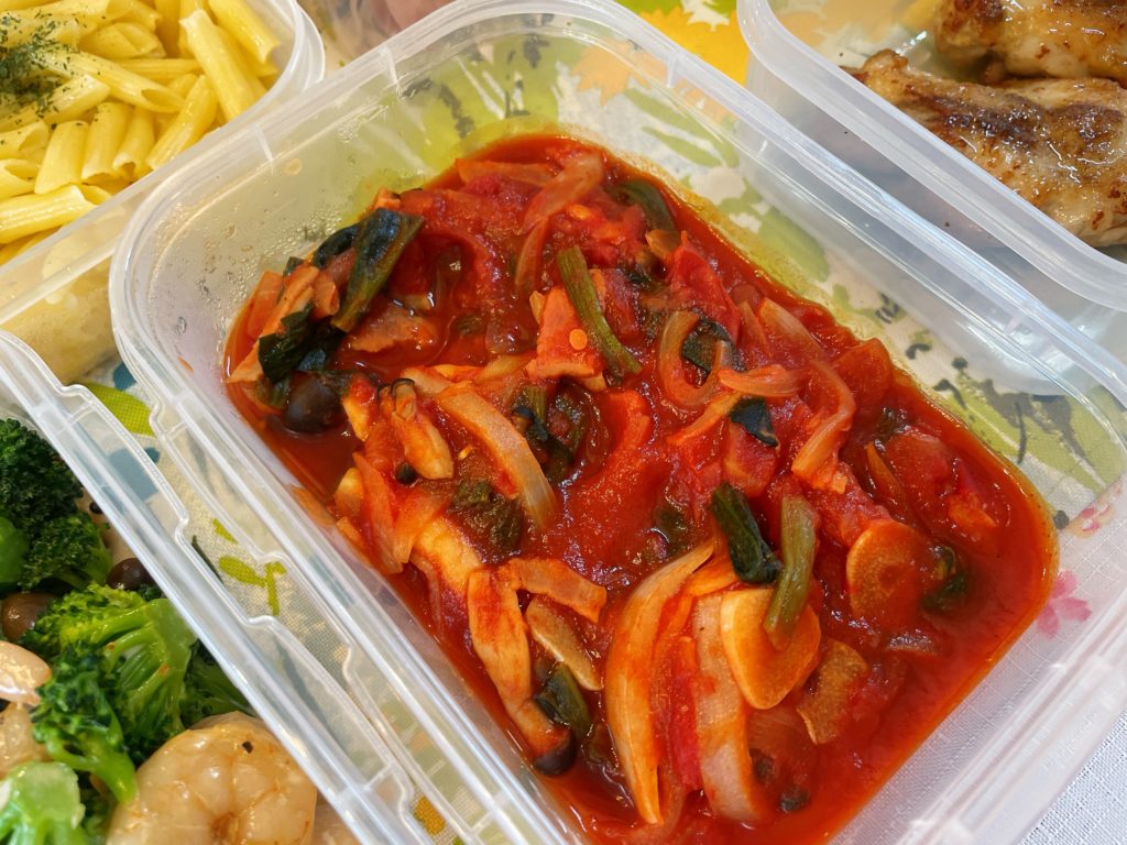 料理教室マンツーマンガーリックトマトソース