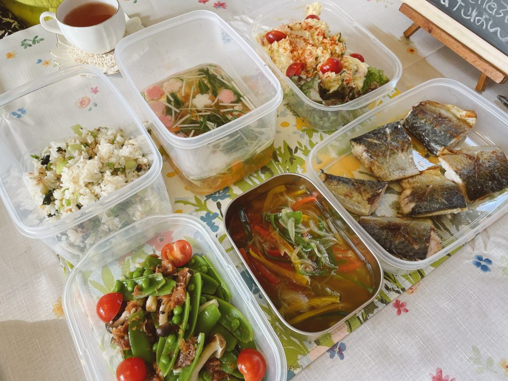 料理教室マンツーマンサバ野菜あんかけセット