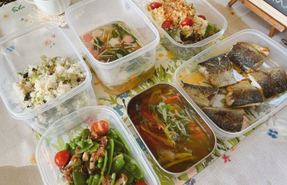 料理教室マンツーマンサバ野菜あんかけセット