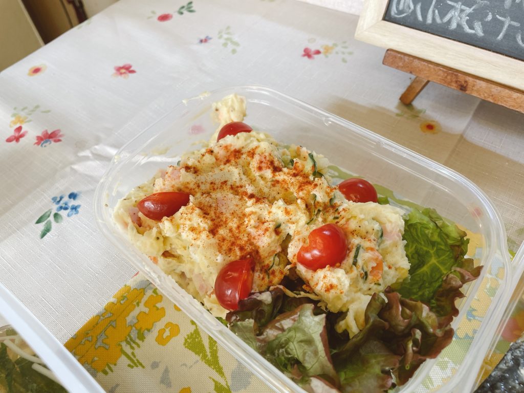 料理教室マンツーマンポテサラ