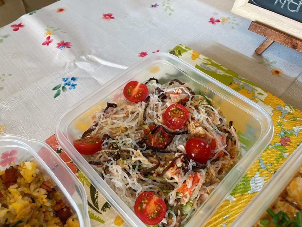 料理教室マンツーマン春雨酢の物